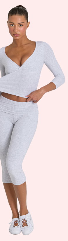Long sleeved crop top