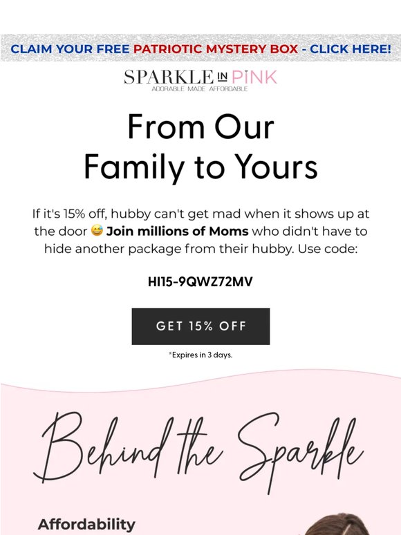 No more hiding packages!