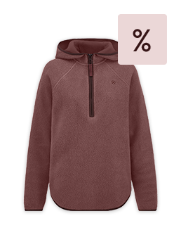Fleece Hoodie Relaxed ACTIVE LIGHT aus reiner Bio-Baumwolle