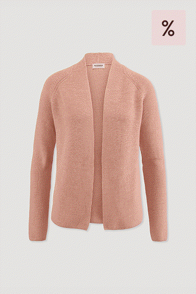 Strick Jacke Regular aus reiner Bio-Baumwolle