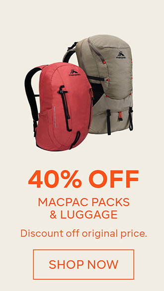 40% off Macpac Packs & Luggage