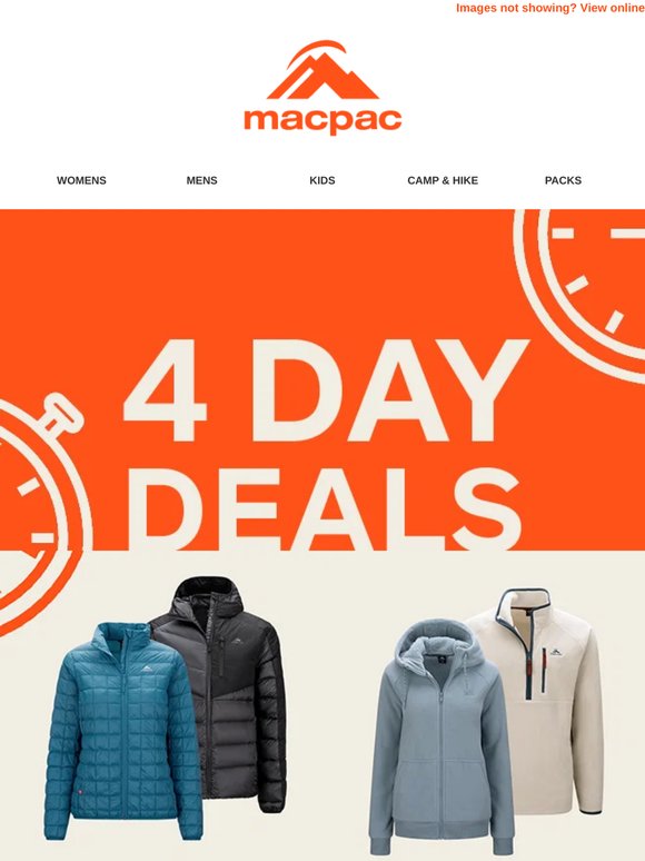 4 Day Deals, Ending Tomorrow