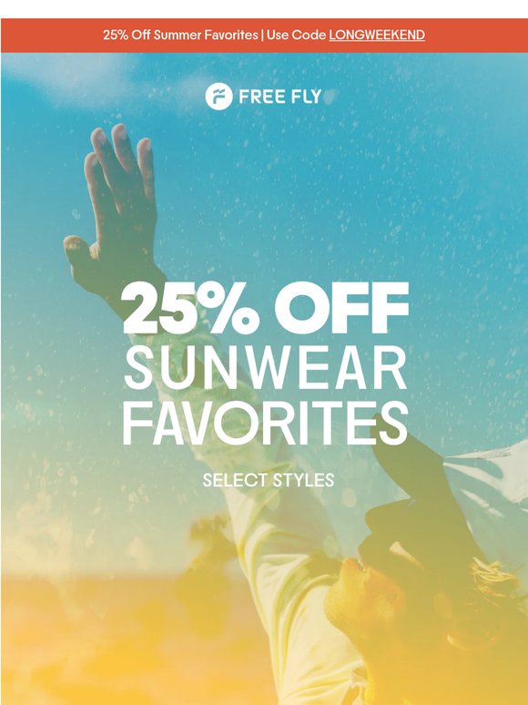 Load up on sunwear | 25% OFF