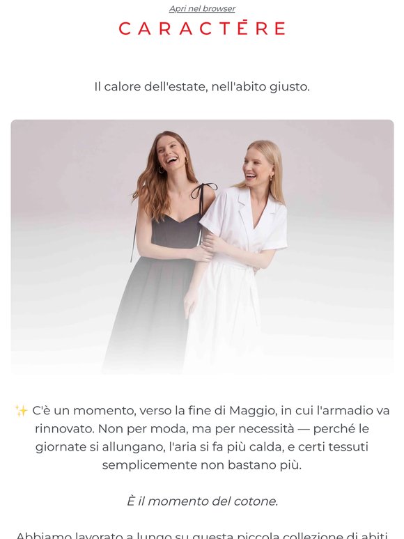 Nuovi Abiti 100% Cotone