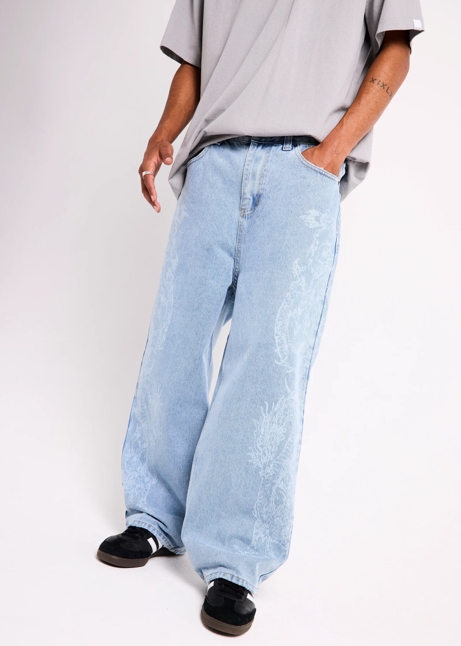 Image of Sliver Denim Jeans