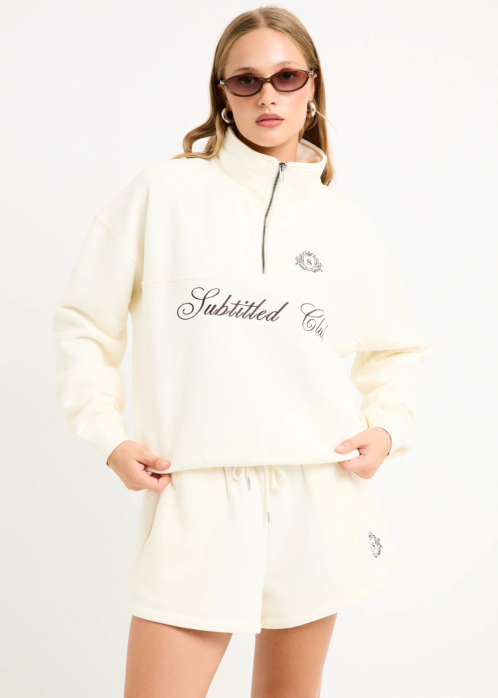 Image of Subtitled Club Quarter Zip