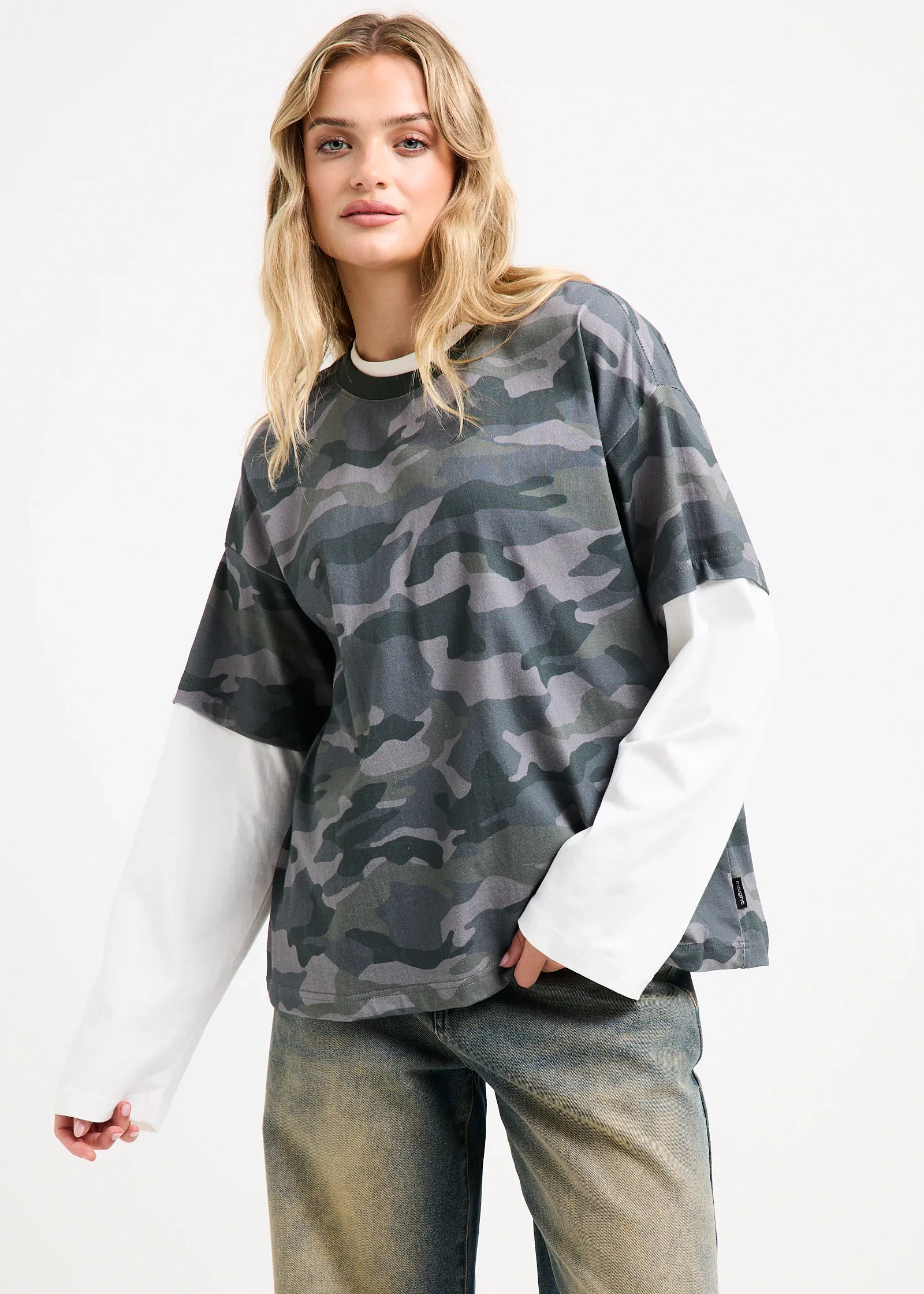 Image of Indy Double Layer Camo Shirt