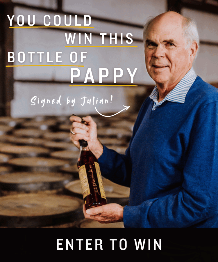 Enter the Bourbon for Good Sweepstakes | Win a bottle of Pappy Van Winkle Bourbon
