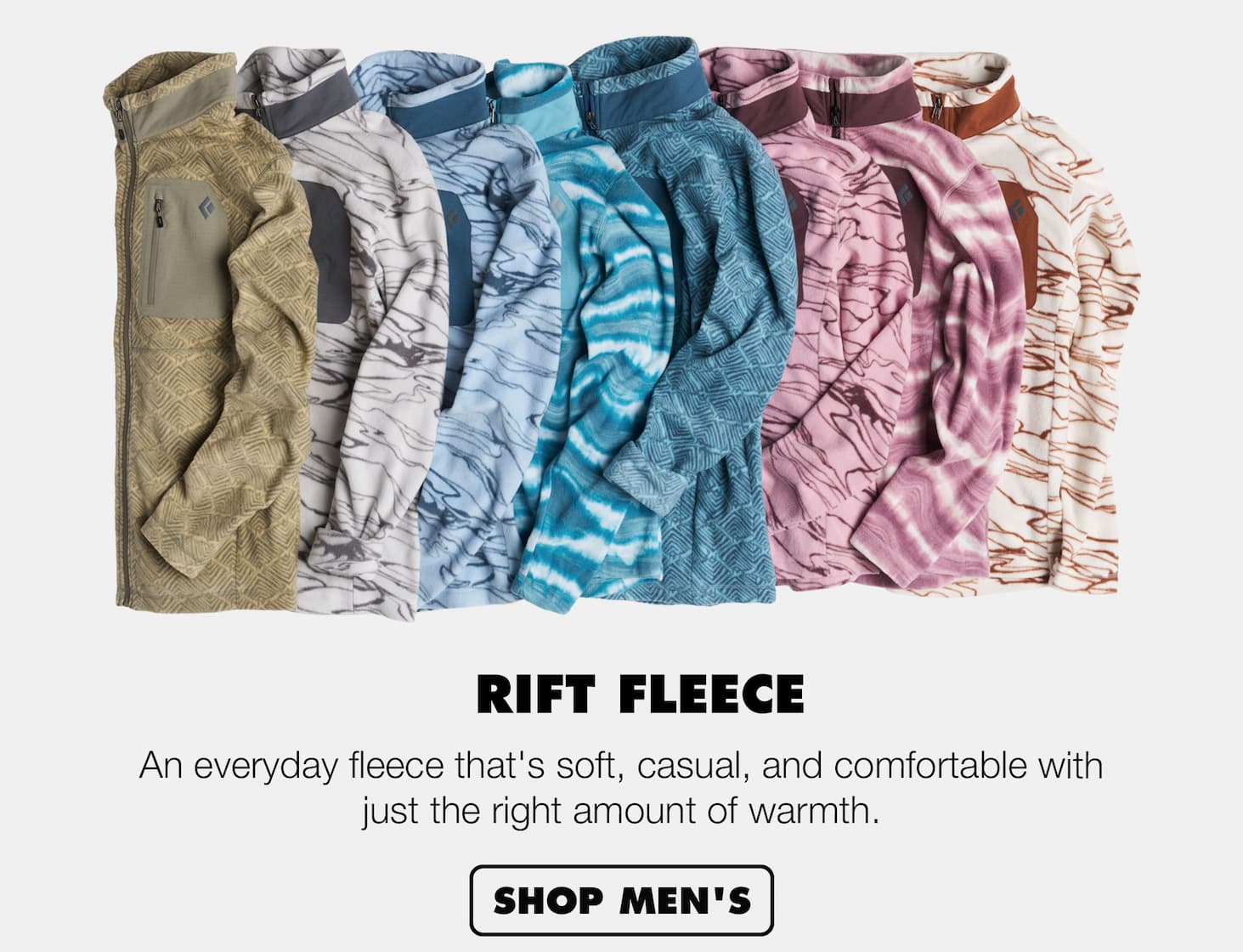 Rift Fleece: An everyday fleece that's soft, casual, and comfortable with just the right amount of warmth. | SHOP MEN'S