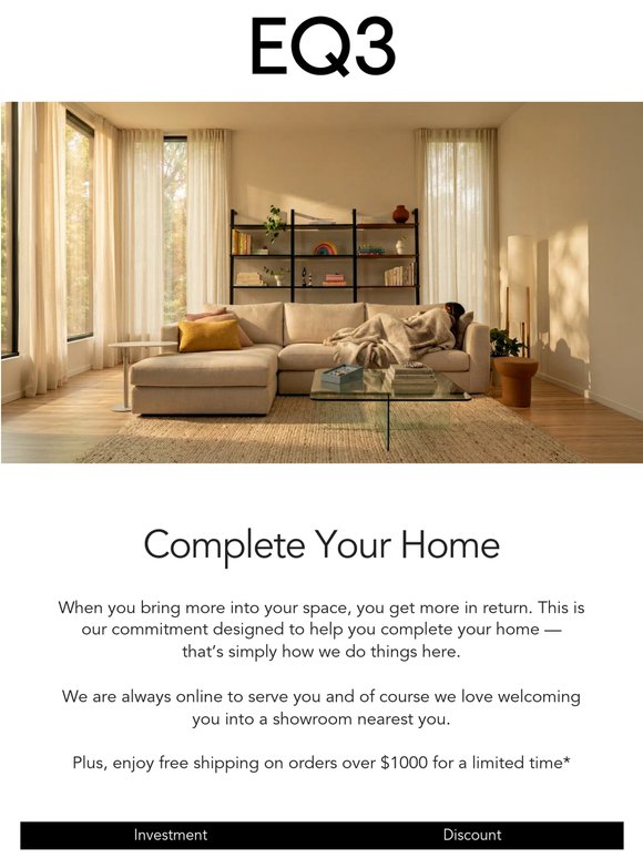 Bring more into your space