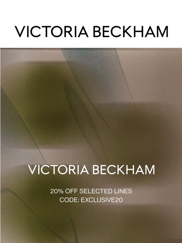 20% Off Selected Lines