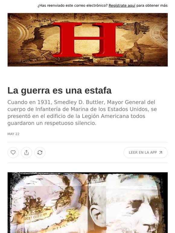 La guerra es una estafa