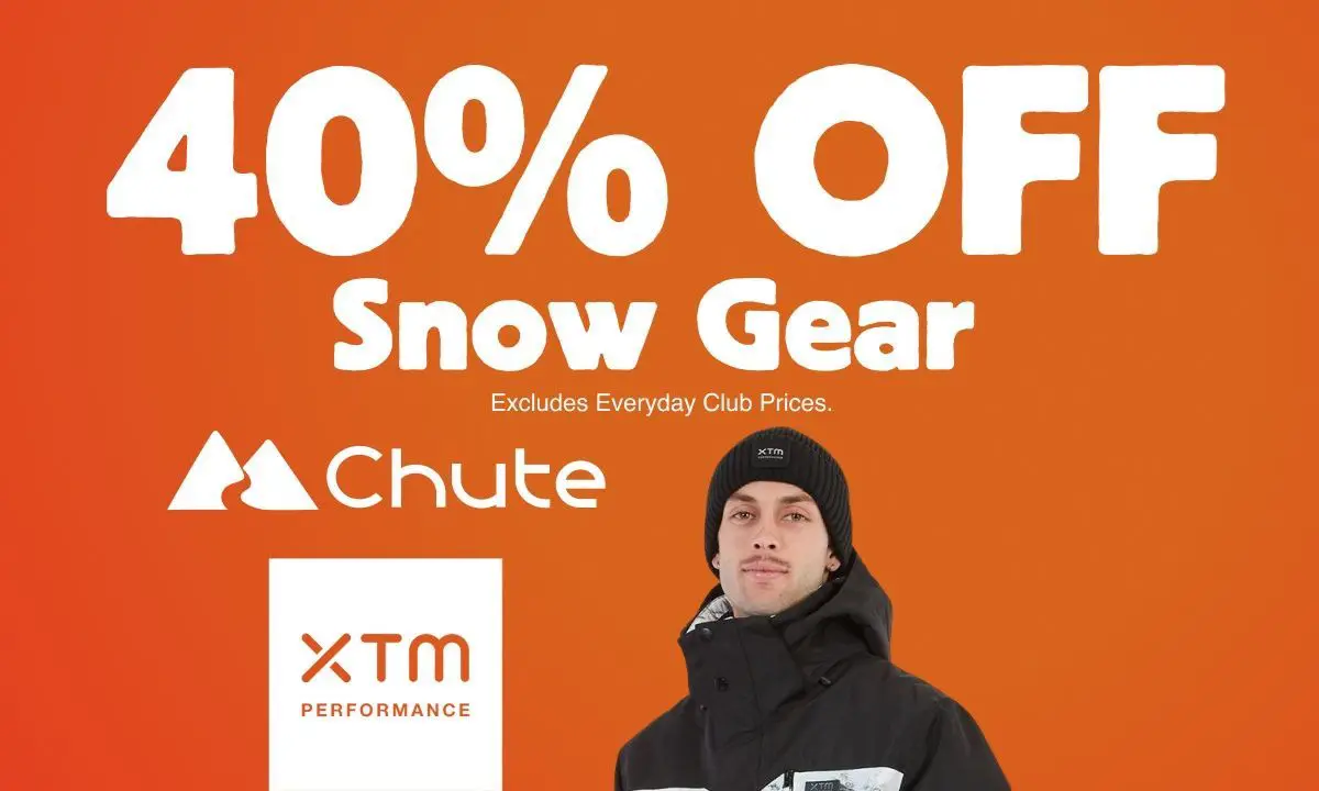 40% off XTM & Chute