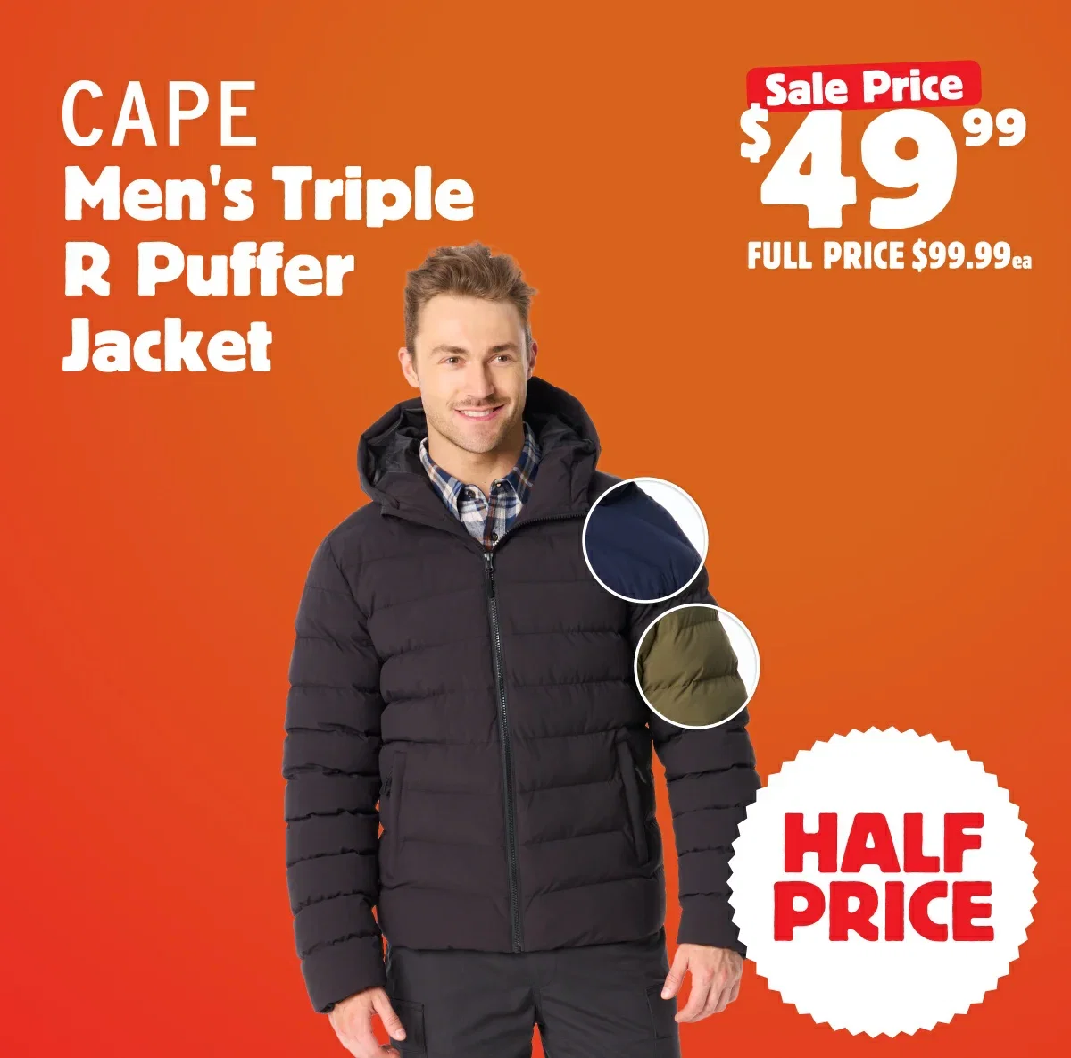 Cape Men's Triple R Puffer Jacket
