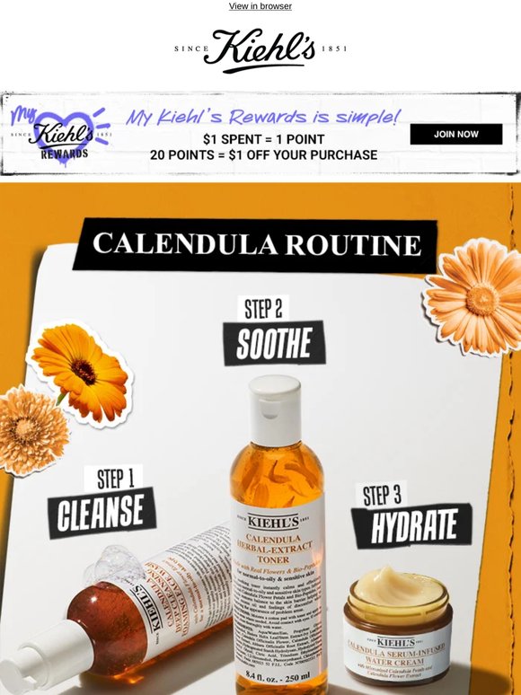 Your 3-step routine for balanced skin 🌼