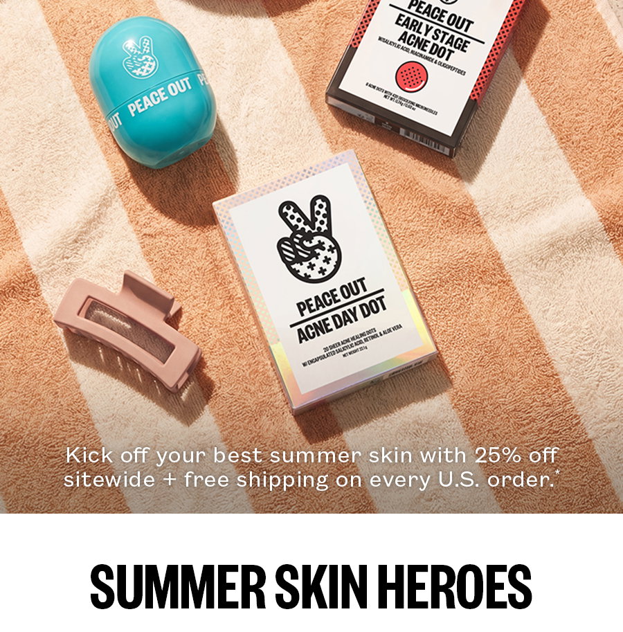 Kick off your best summer skin with 25% off sitewidfe