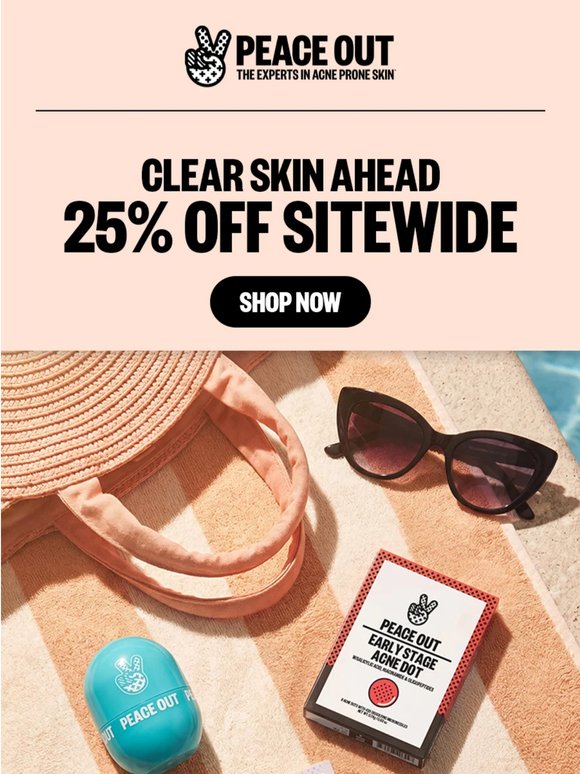 Big Savings: 25% Off Sitewide!