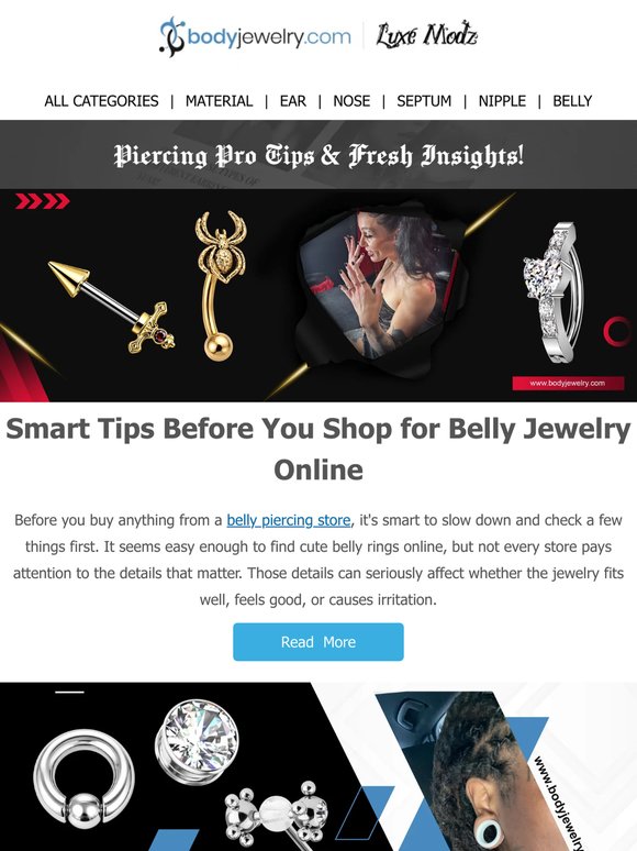 New Piercing Style Tips & Jewelry Trends
