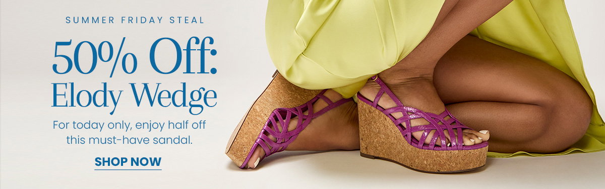 50% Off Elody Wedge [Shop Now]