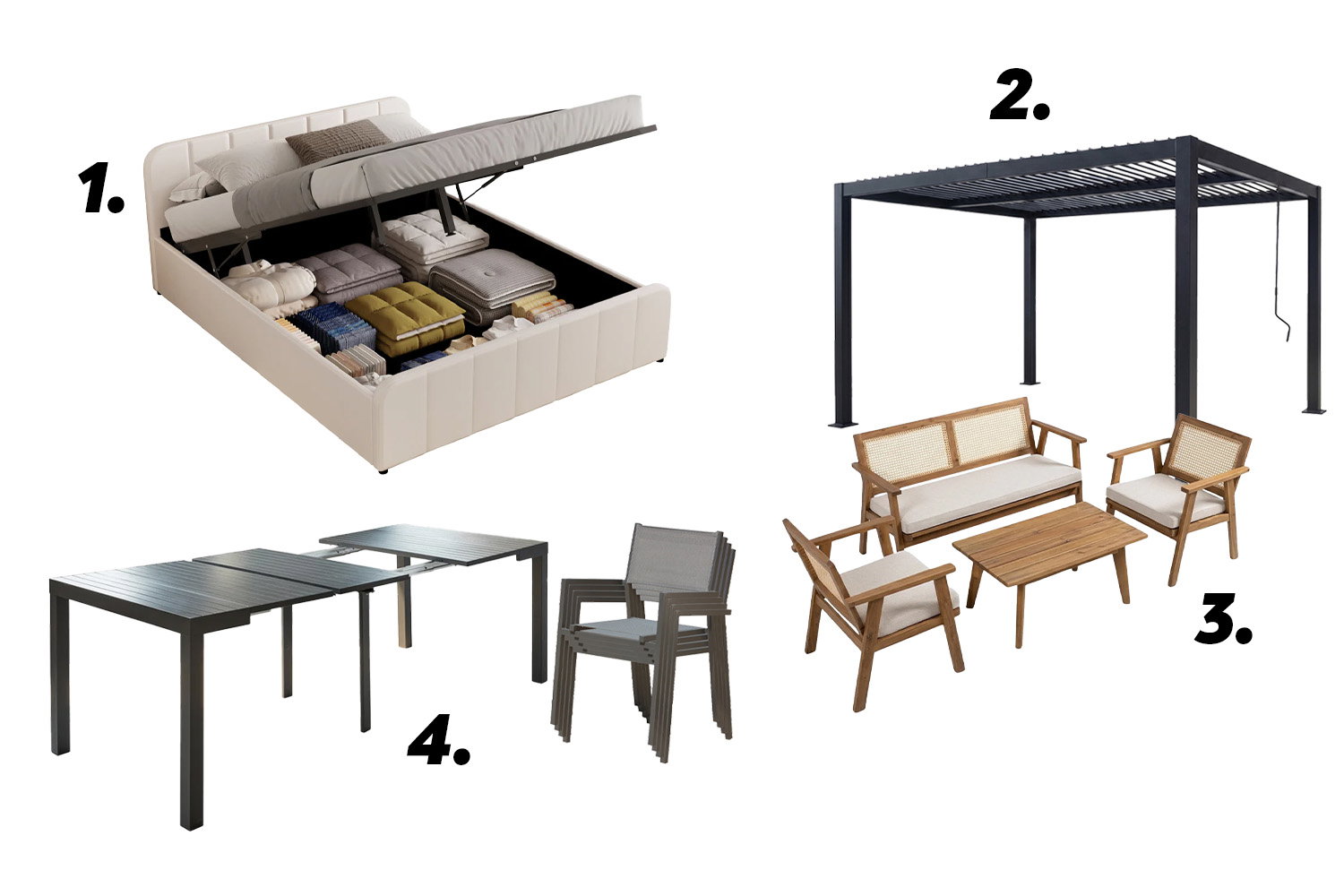 Des idées de mobilier d'intérieur et d'extérieur