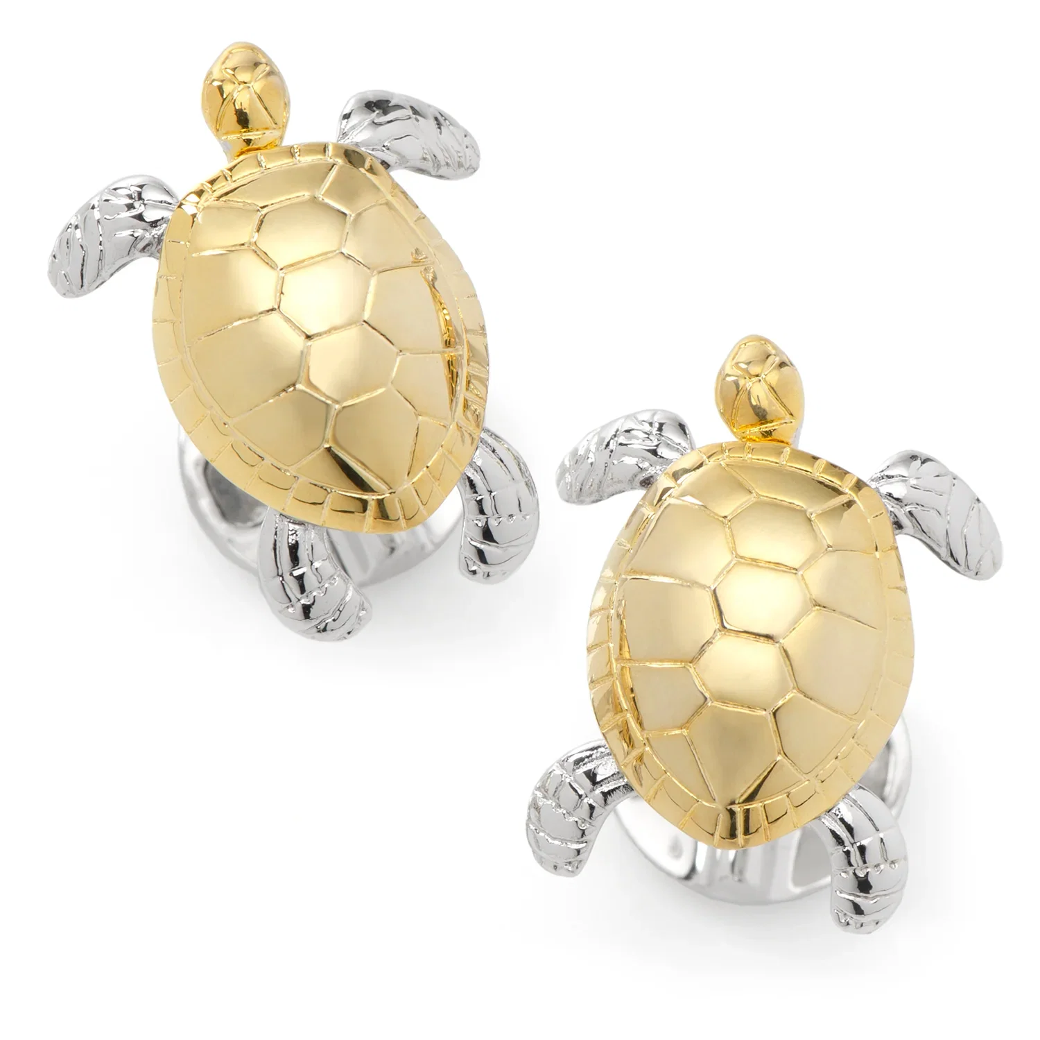 Image of Turtle Movement 3D Cufflinks