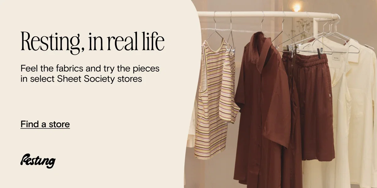 Resting, in real life. Find a store