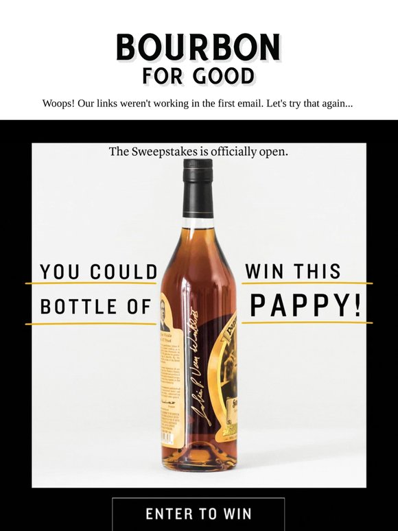 Let's try that again 🥃