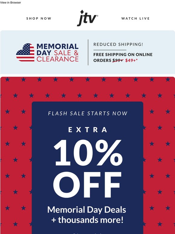Red, White & Clearance 🇺🇸