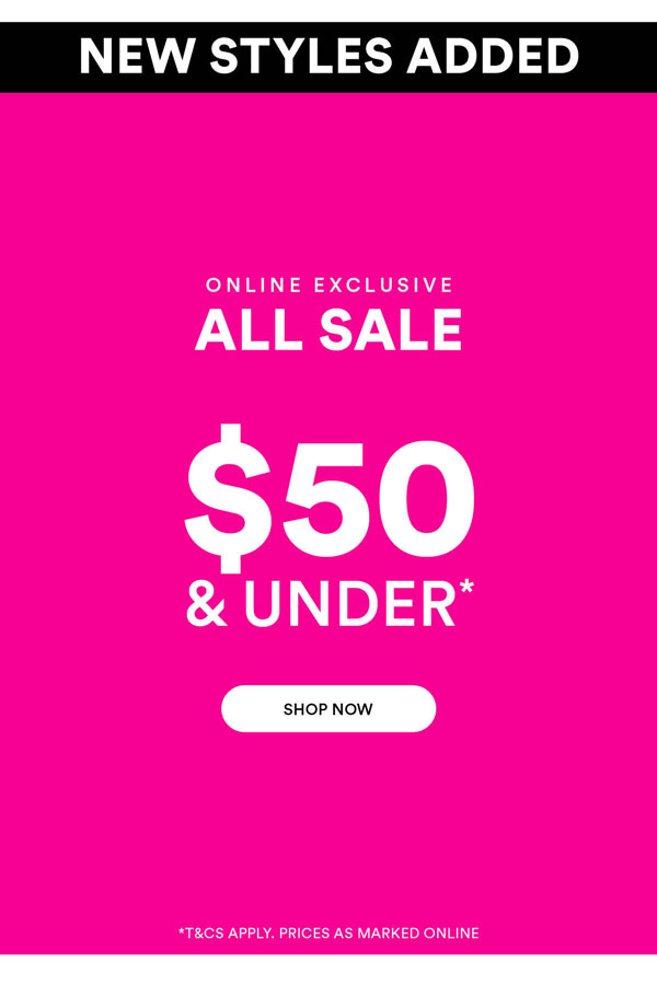 Shop Sale*