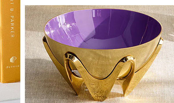 Oscar Amethyst Bowl