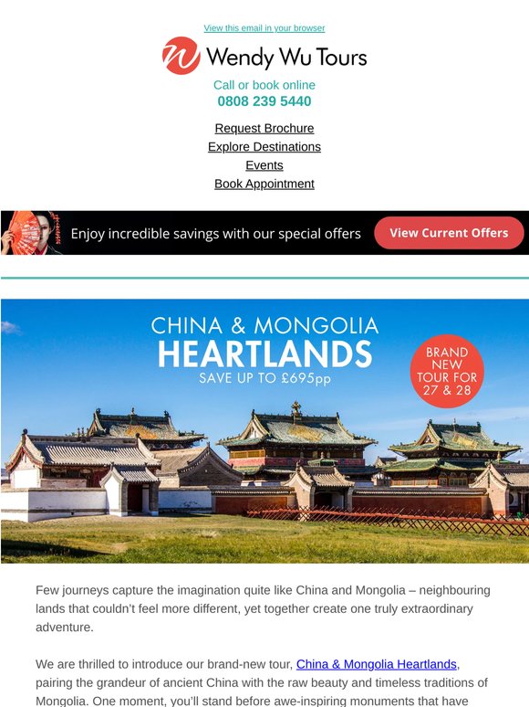 NEW TOUR | China & Mongolia Heartlands