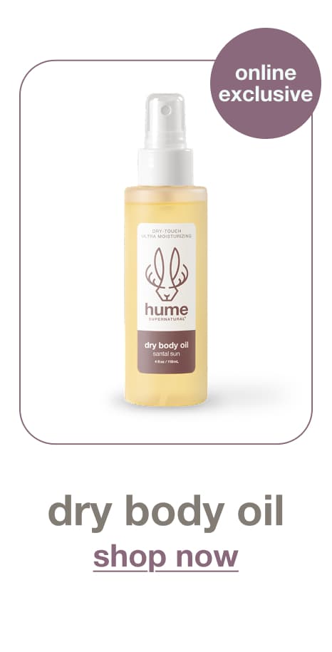 dry body oil