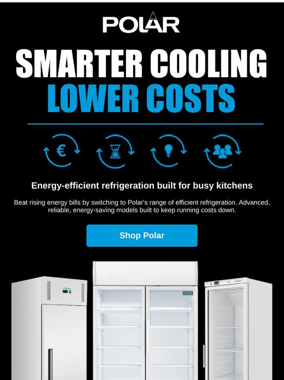 Efficient refrigeration for busy kitchens