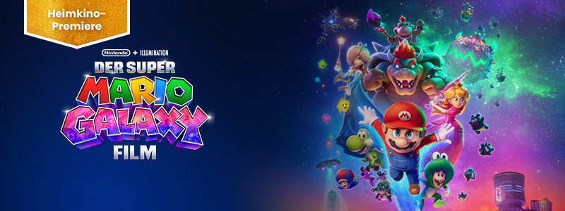 Der super Mario Galaxy Film: Film schon jetzt als Heimkino-Premiere bei uns sehen