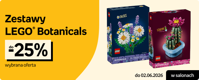 Zestawy LEGO® Botanicals -25% na wybrane produkty