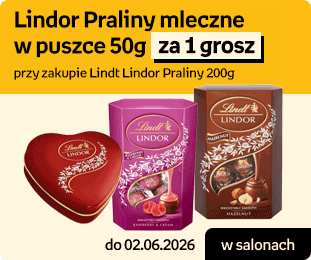 Praliny Lindt 50g za 1 gr przy zakupie Pralin Lindt 200g