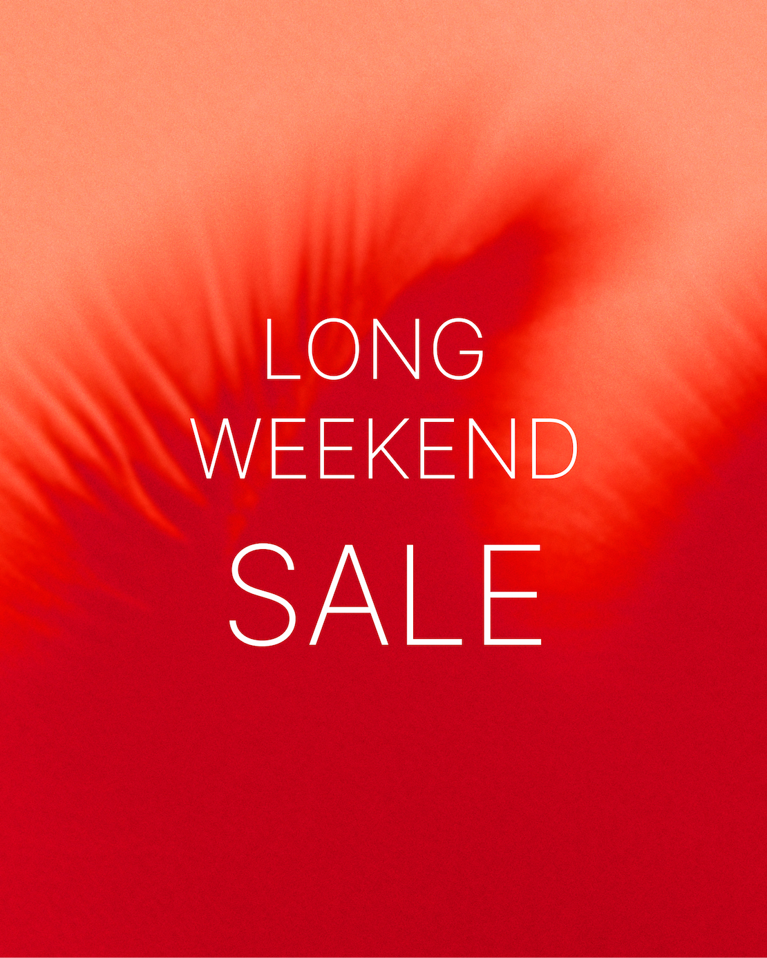 Long Weekend Sale
