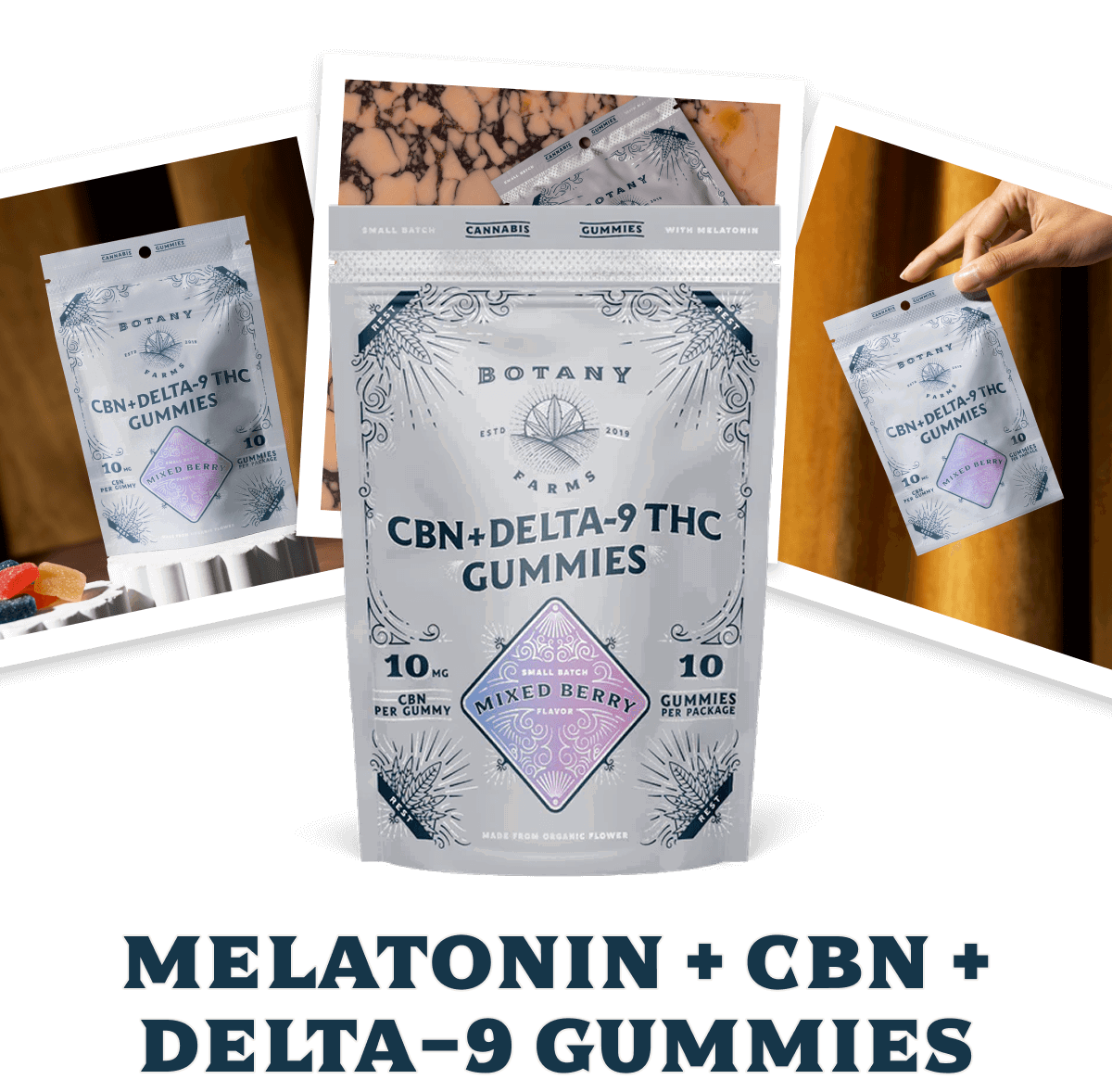 Melatonin + CBN + Delta-9 Gummies