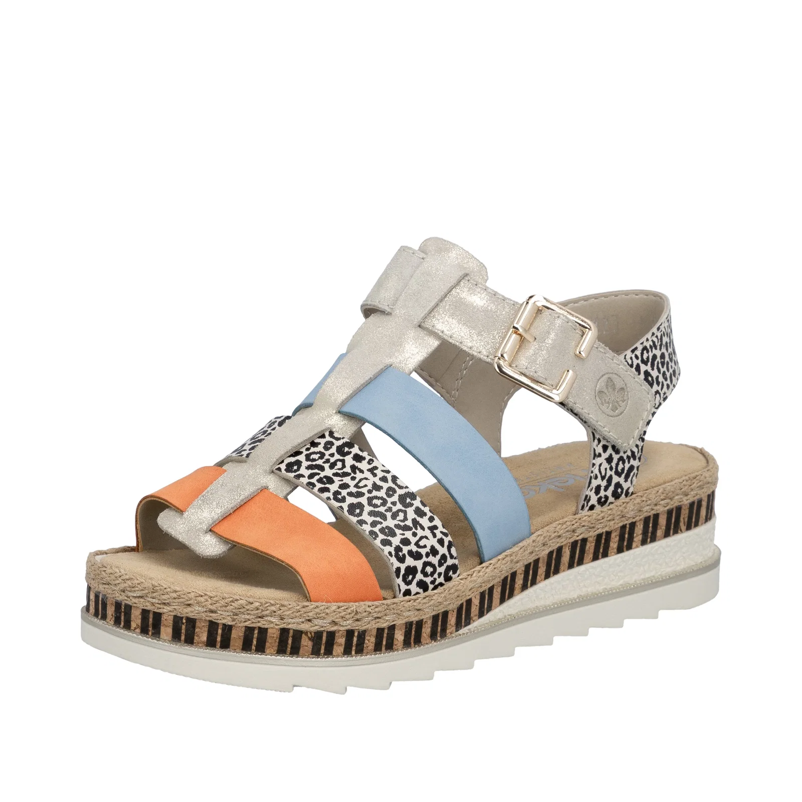 Image of Rieker Women's Wedge Sandal - Multi | V7904-90
