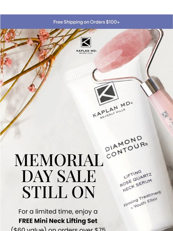 ❤️🤍💙 Honor this Memorial Day with a gift of rejuvenated skin.