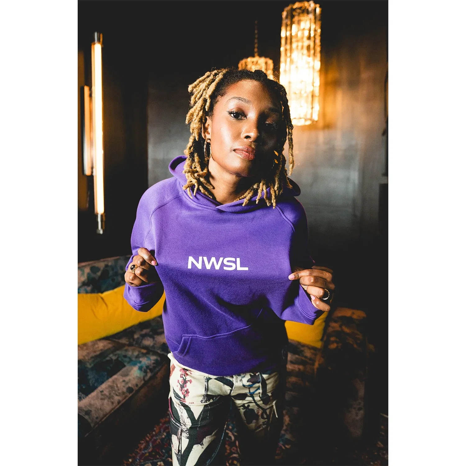 Image of Unisex Orlando Pride Purple NWSL Hoodie