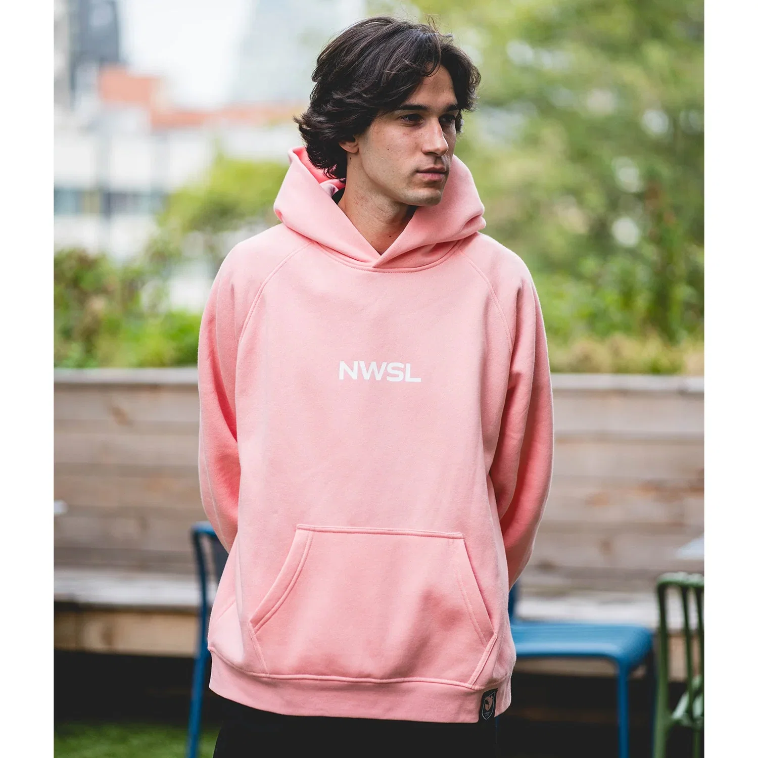 Image of Unisex Angel City FC Pink NWSL Hoodie