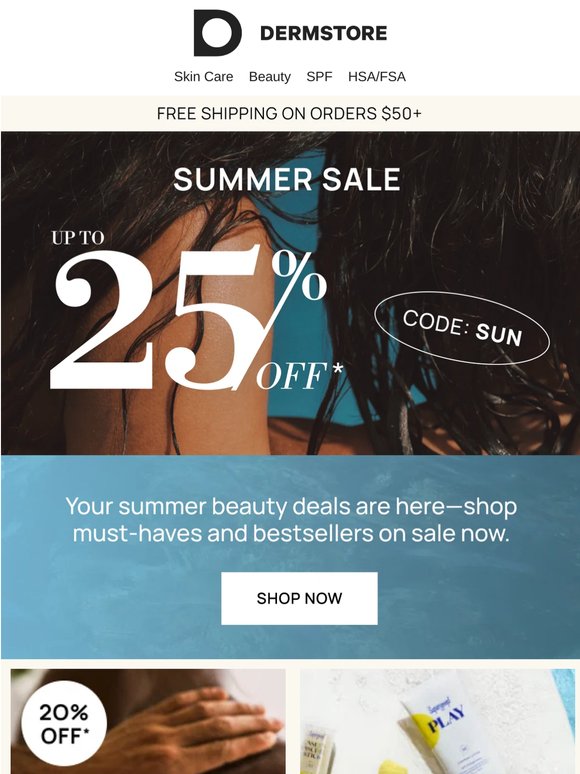 Discover Summer Sale Savings Up to 25% Off