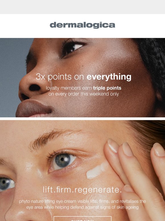 Earn 3x points on everything this weekend only