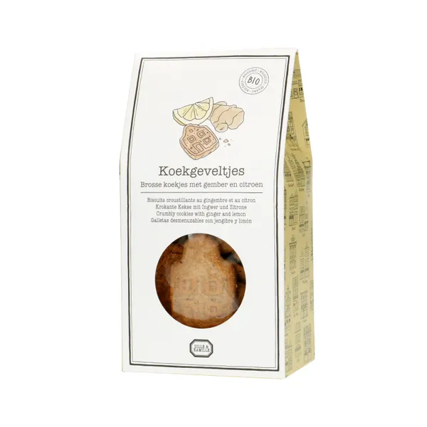 Giebel-Kekse, biologisch, Ingwer/Zitrone, 140 g