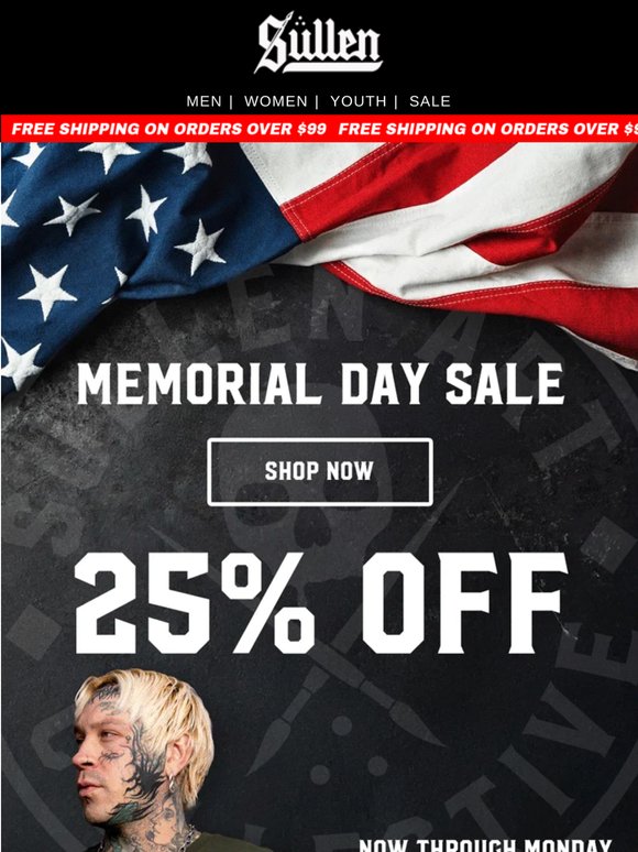 25% off Memorial Sale 🇺🇸