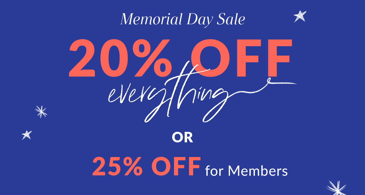 Memorial Day Sale