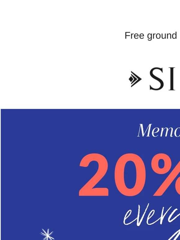 20% off sitewide-your favorites are still here ���