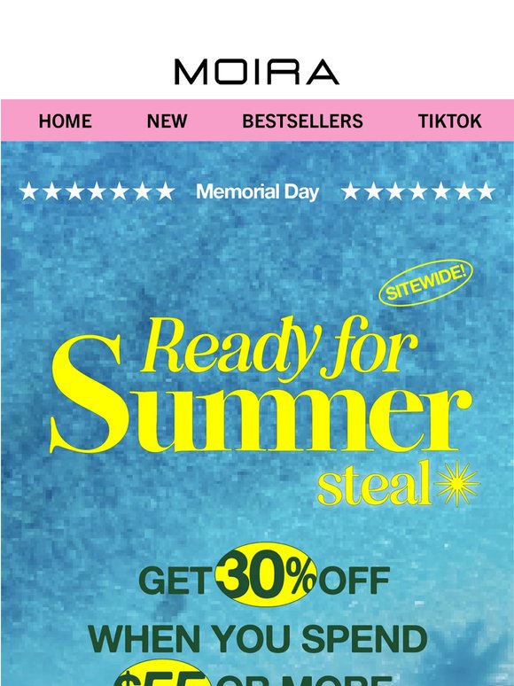 Still Thinking It Over? 30% Off when you spend $55 or more