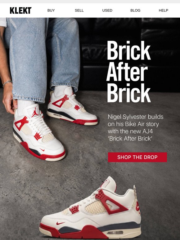 You’re in - Skip the raffle: Nigel Sylvester AJ4 'Brick After Brick' is live 🧱